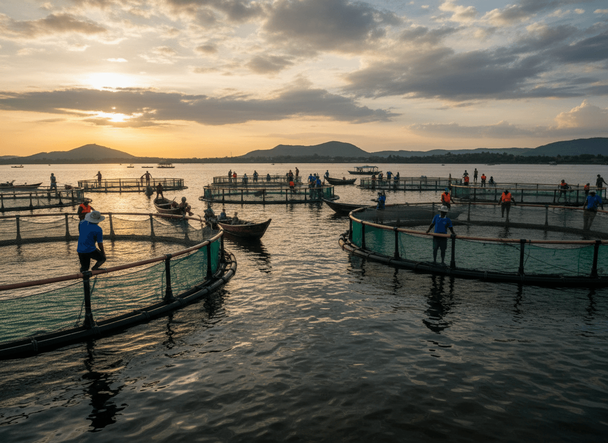 Aquaculture cages - High-quality cage production at NCF